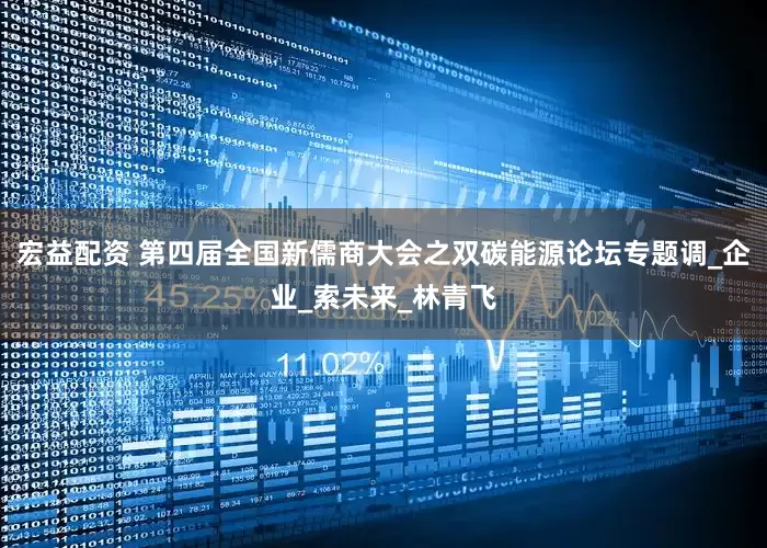 宏益配资 第四届全国新儒商大会之双碳能源论坛专题调_企业_索未来_林青飞